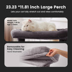 Gardner Pet 41in Cat Tree with 3.2in Posts Heavy Duty Cat Tower, Gray