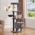 Gardner Pet 65in Cat Tree with 3.23in Posts Heavy Duty Cat Tower, Gray