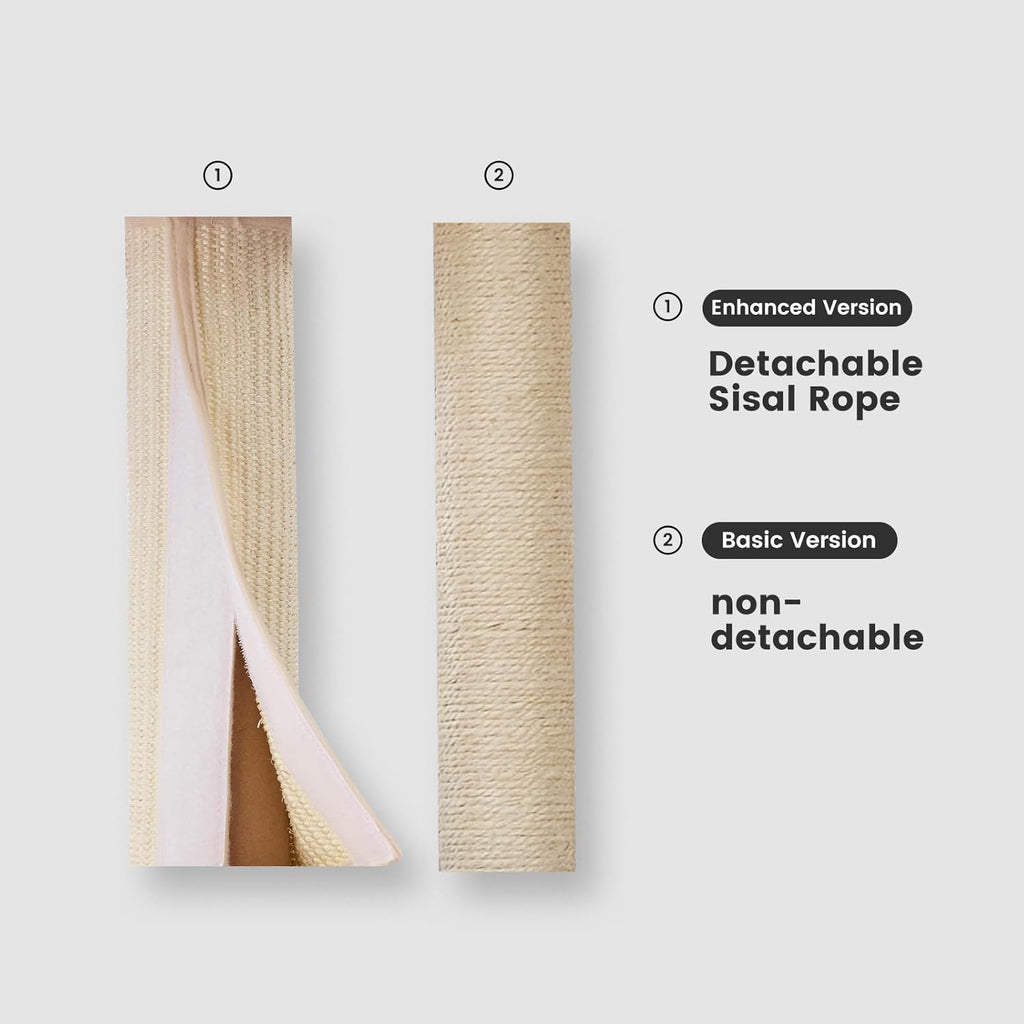 Gardner Pet 65in Cat Tree with 3.23in Posts Heavy Duty Cat Tower, Gray